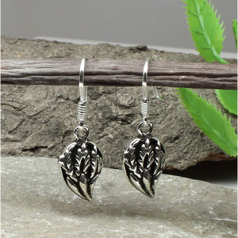 Sterling silver fishhook deals earrings