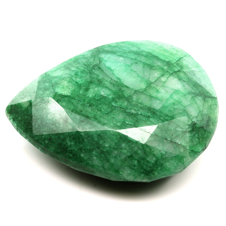558.4Ct Natural Brazilian Green Emerald Pear Gemstone
