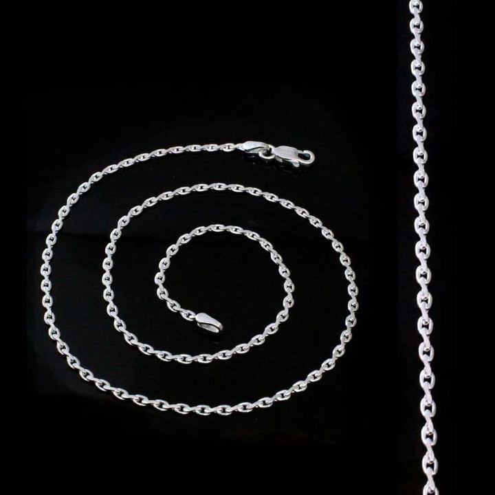 Hot Indian Style Real Sterling Silver Chain 18" Neck Chain