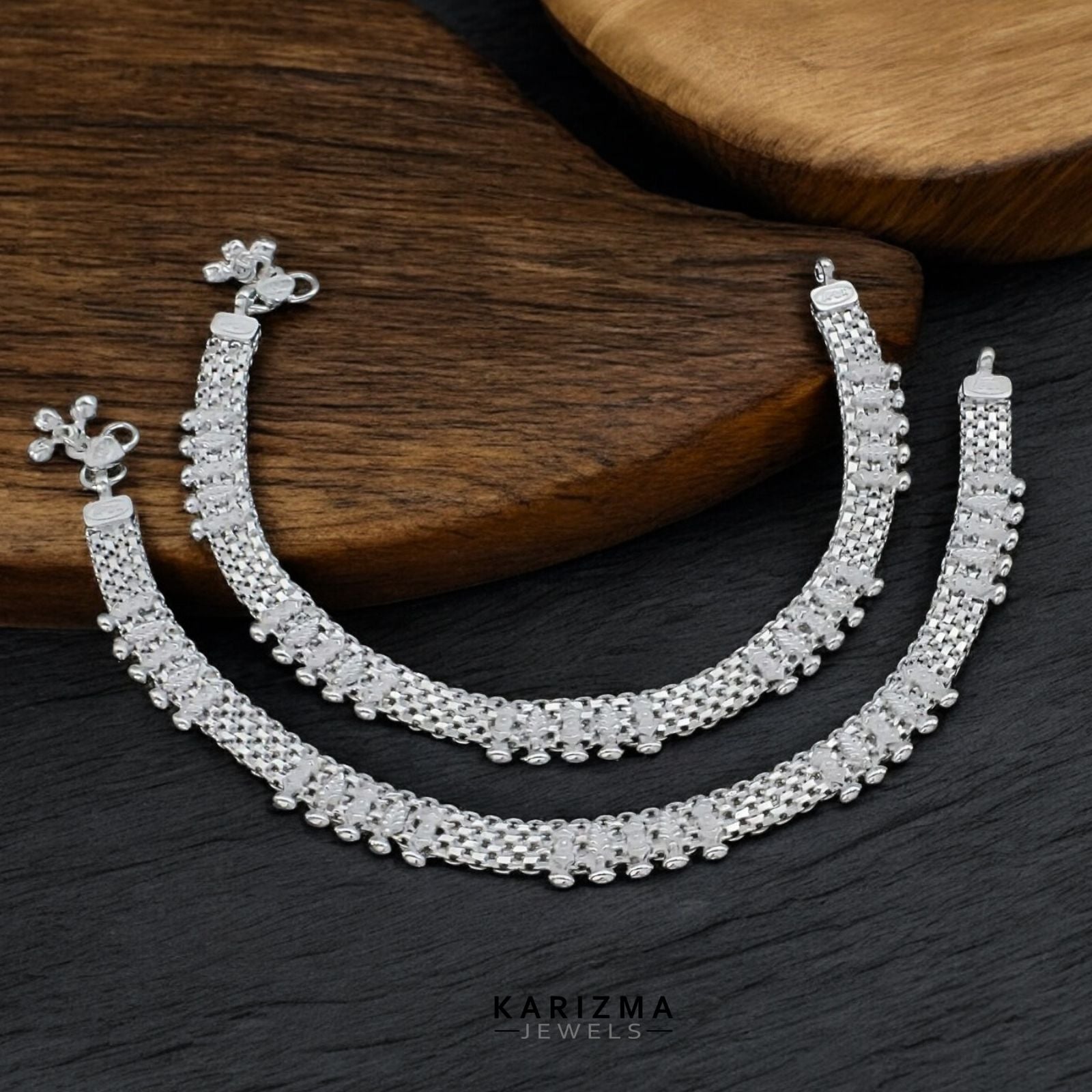 Real Sterling Silver Indian women Traditional cultural design