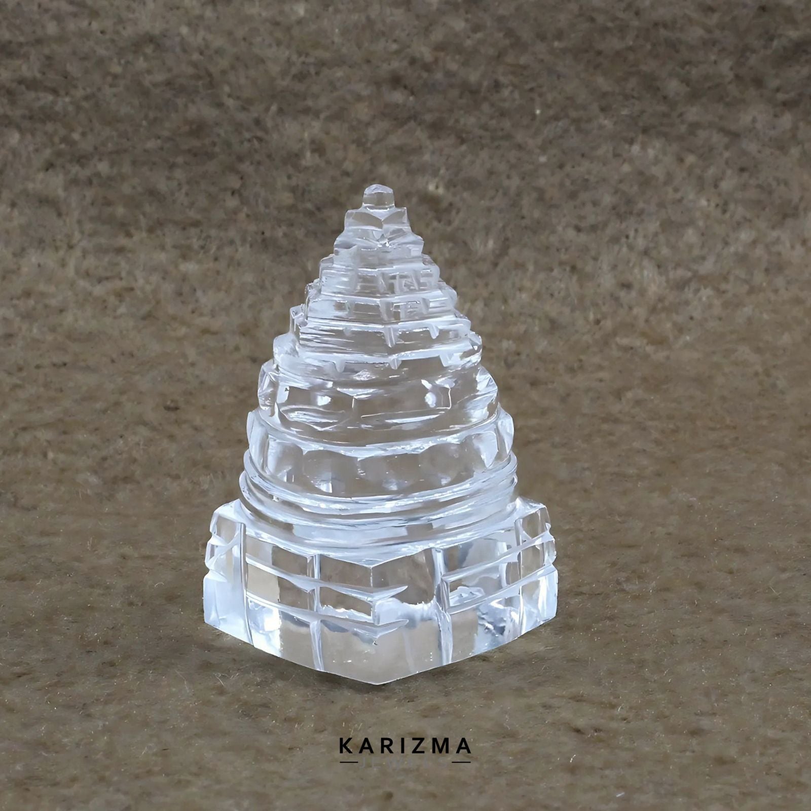 131.15CT TOP A+ Natural Crystal Quartz (Sphetic) Shree Yantra