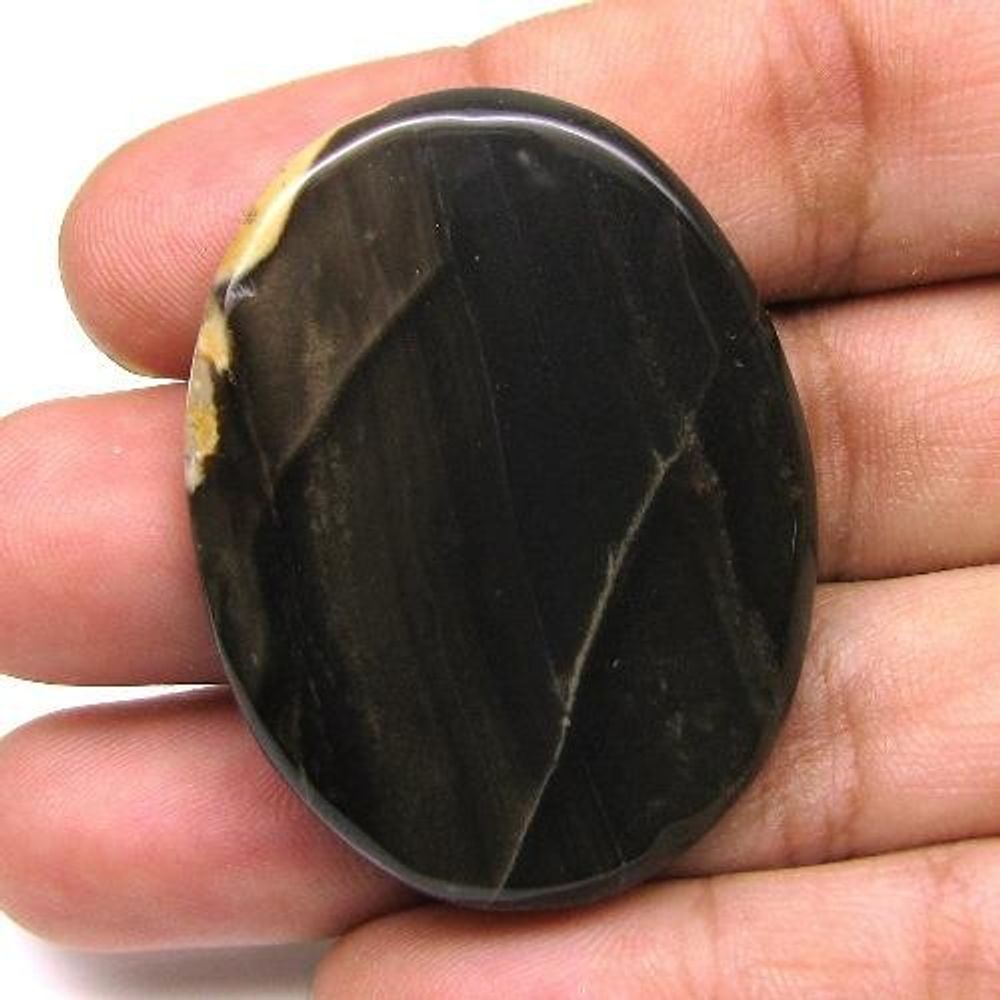 Amazing Textures Lustrous 59.6Ct Natural Jasper Oval Cabochon Gemstone