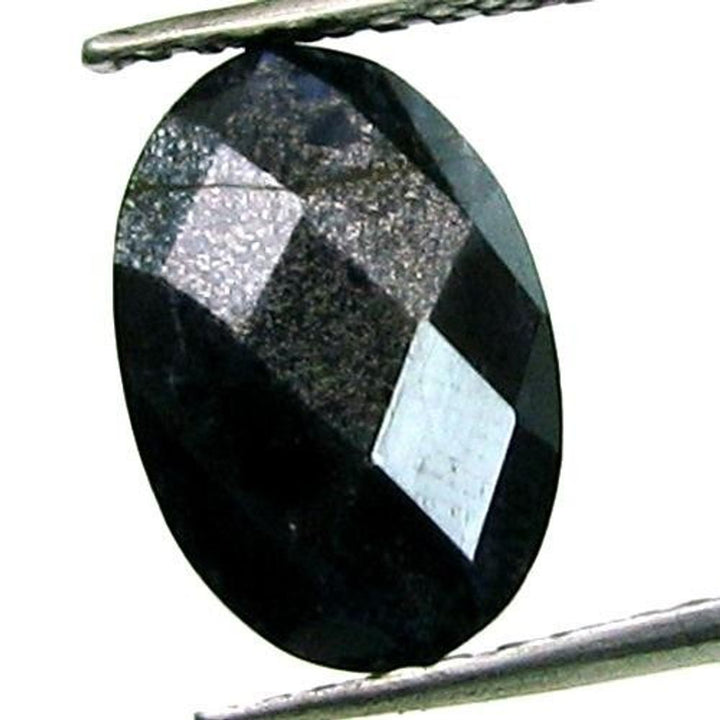 2.95Ct Natural Iolite Violet Blue Oval Checker Cut Gemstone