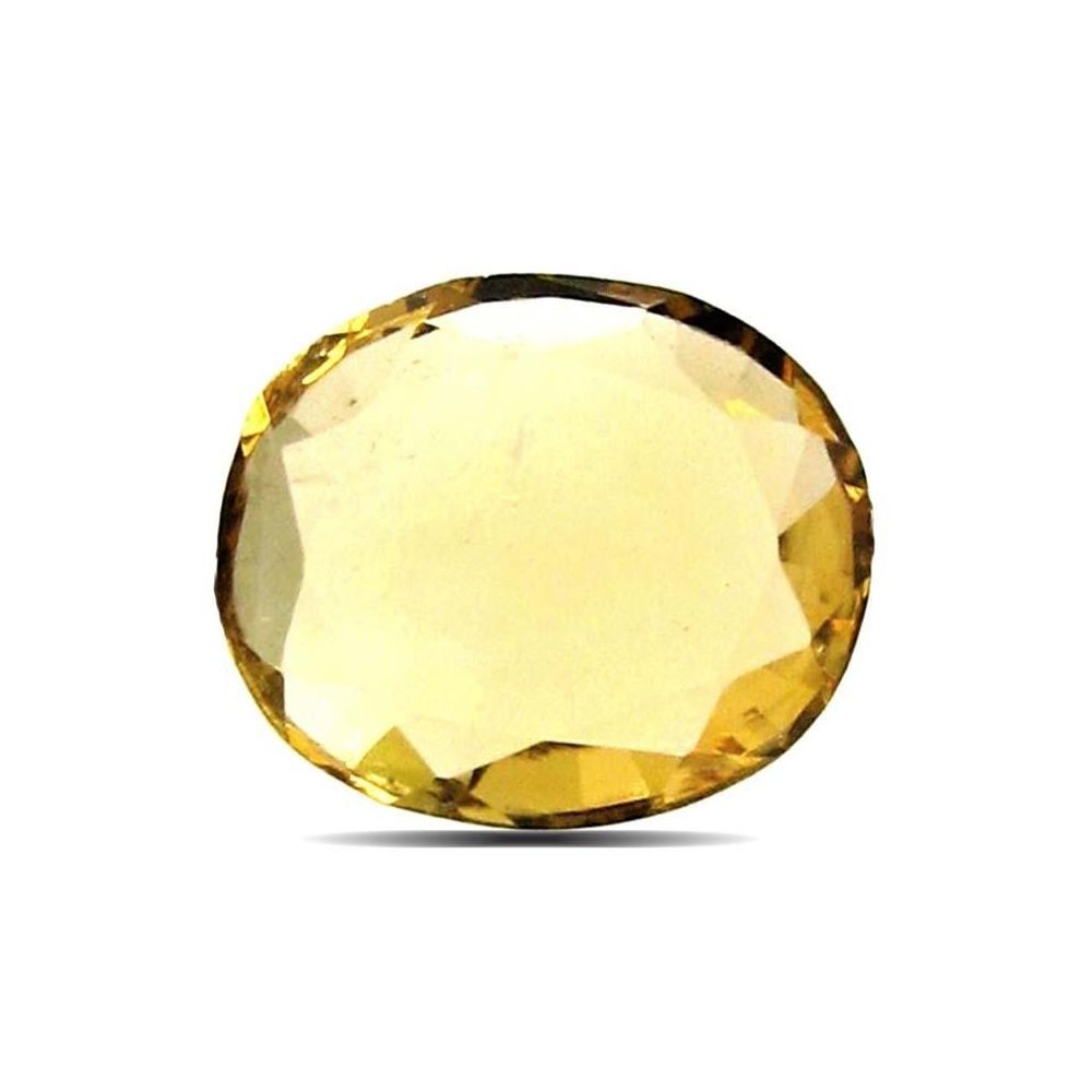 3.4Ct-Natural-Yellow-Citrine-(Sunella)-Oval-Cut-Gemstone