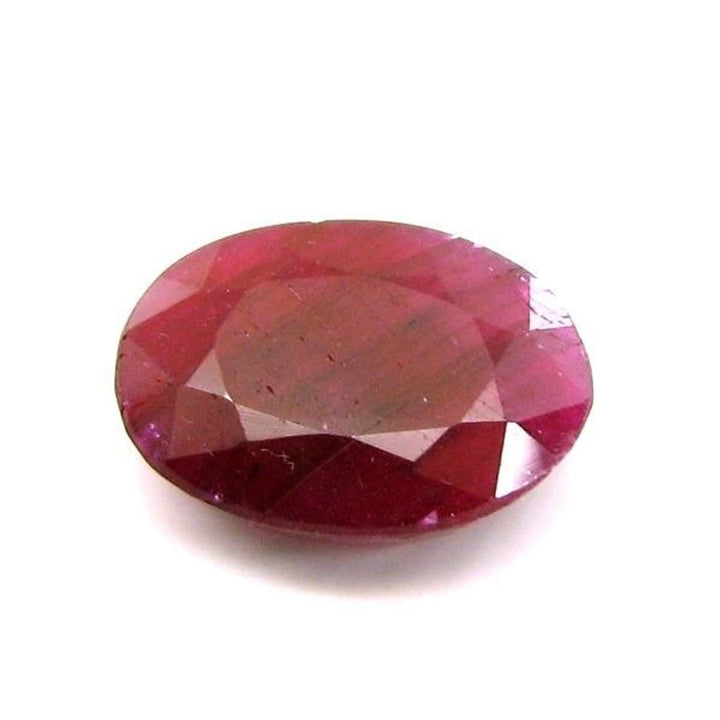 8.8Ct-Natural-Untreated-Ruby-Oval-Faceted-Gemstone
