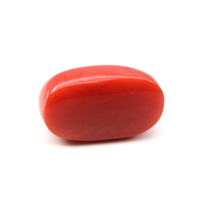 CERTIFIED������Top A+ 100% Large 9.48Ct Natural Real Red Italian Coral (Moonga) Gems