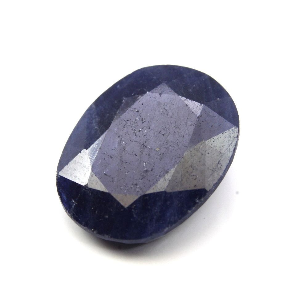 Certified Natural Blue Sapphire (Neelam) Oval Cut Gemstone