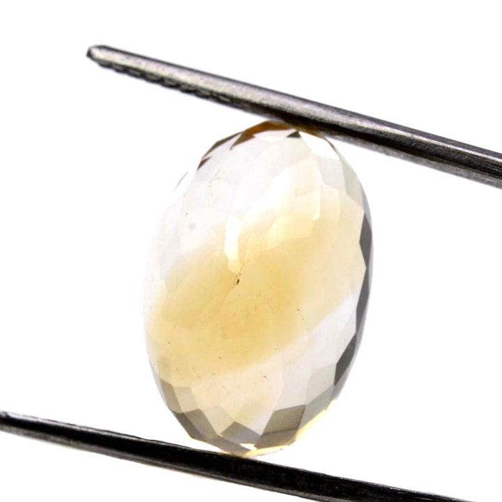 12.6Ct Natural Yellow Citrine (Sunella) Oval Cut Gemstone