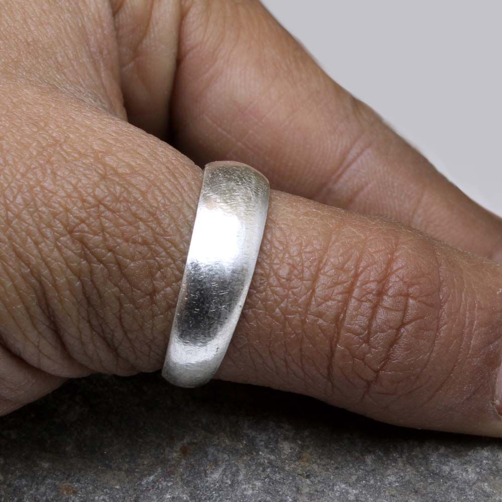 pure silver ring