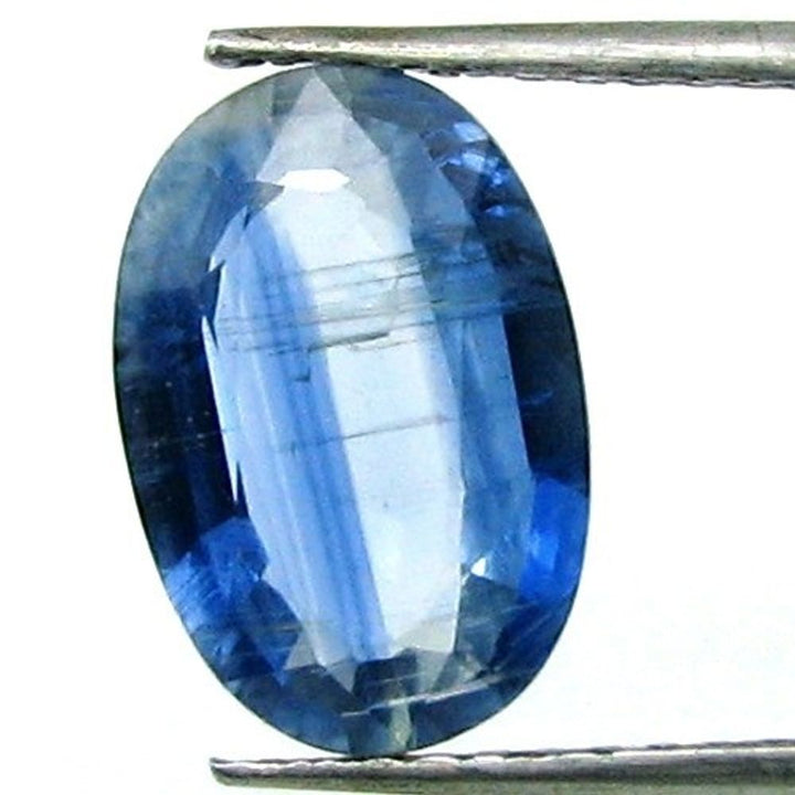 Certified 3.39Ct Natural Blue Nepal Kyanite Oval Faceted Gemstone