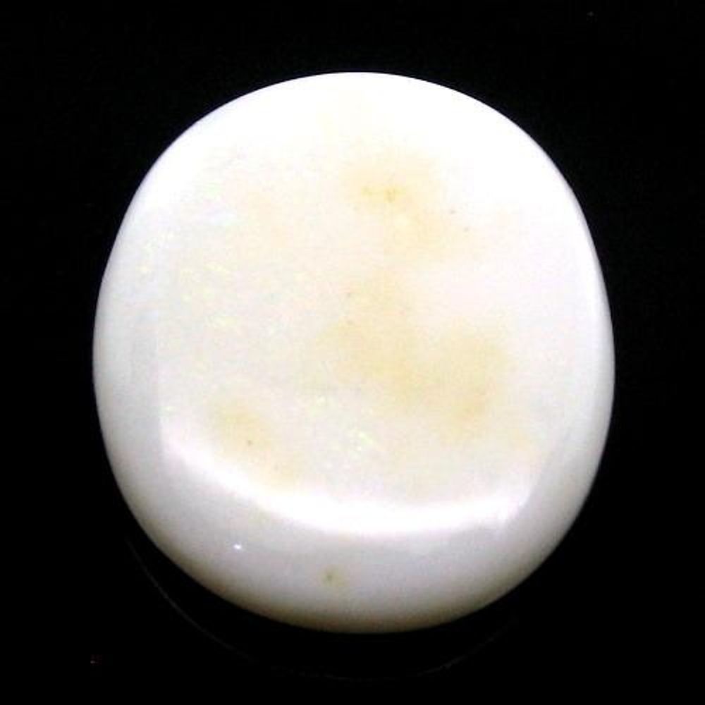 White Opal Stone Milky White Gemstones Certified Natural Untreated