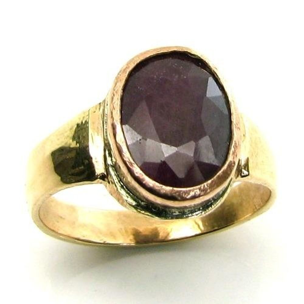 Ruby in hot sale copper ring