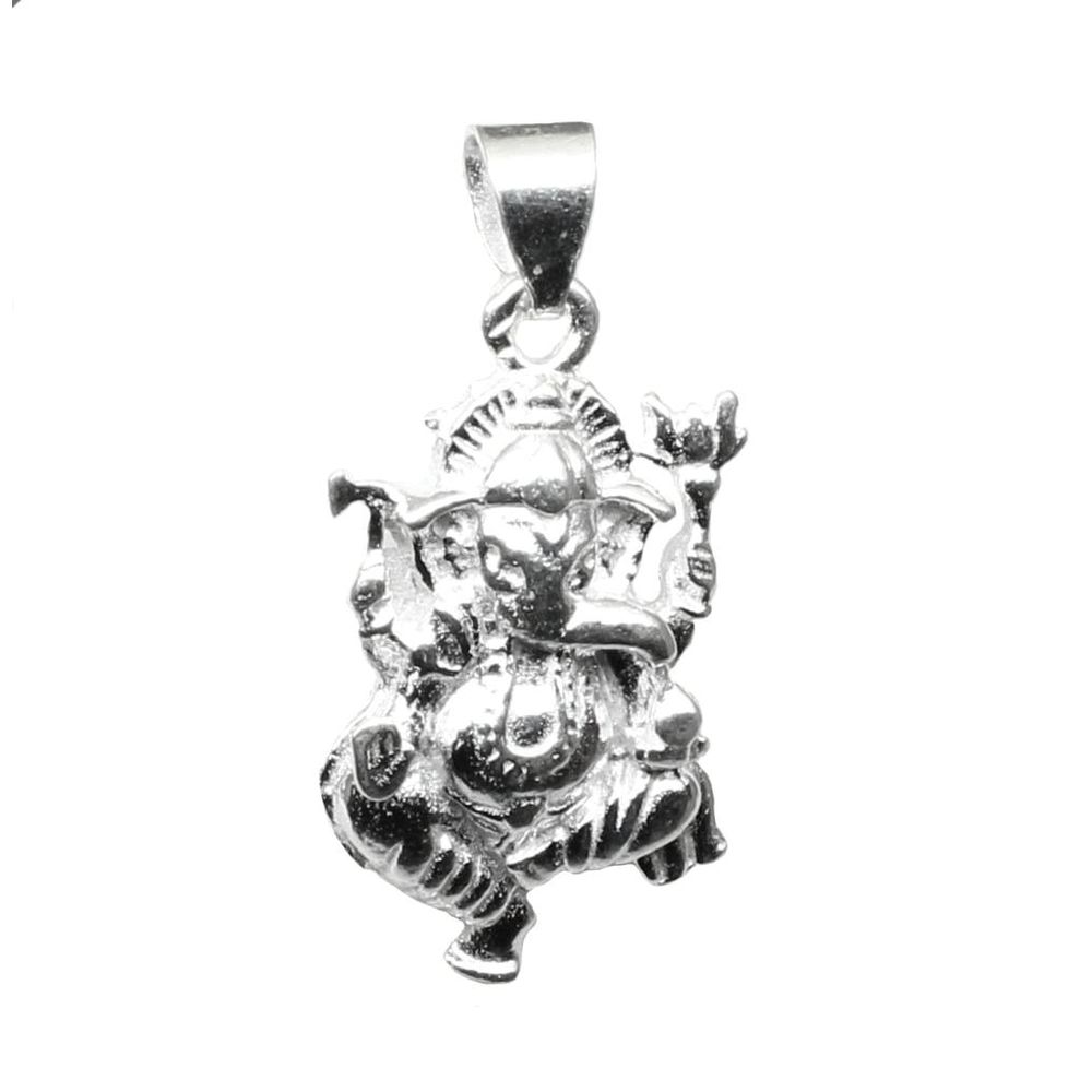 pure-solid-silver-lord-ganesha-ganpati-religious-god-pendant