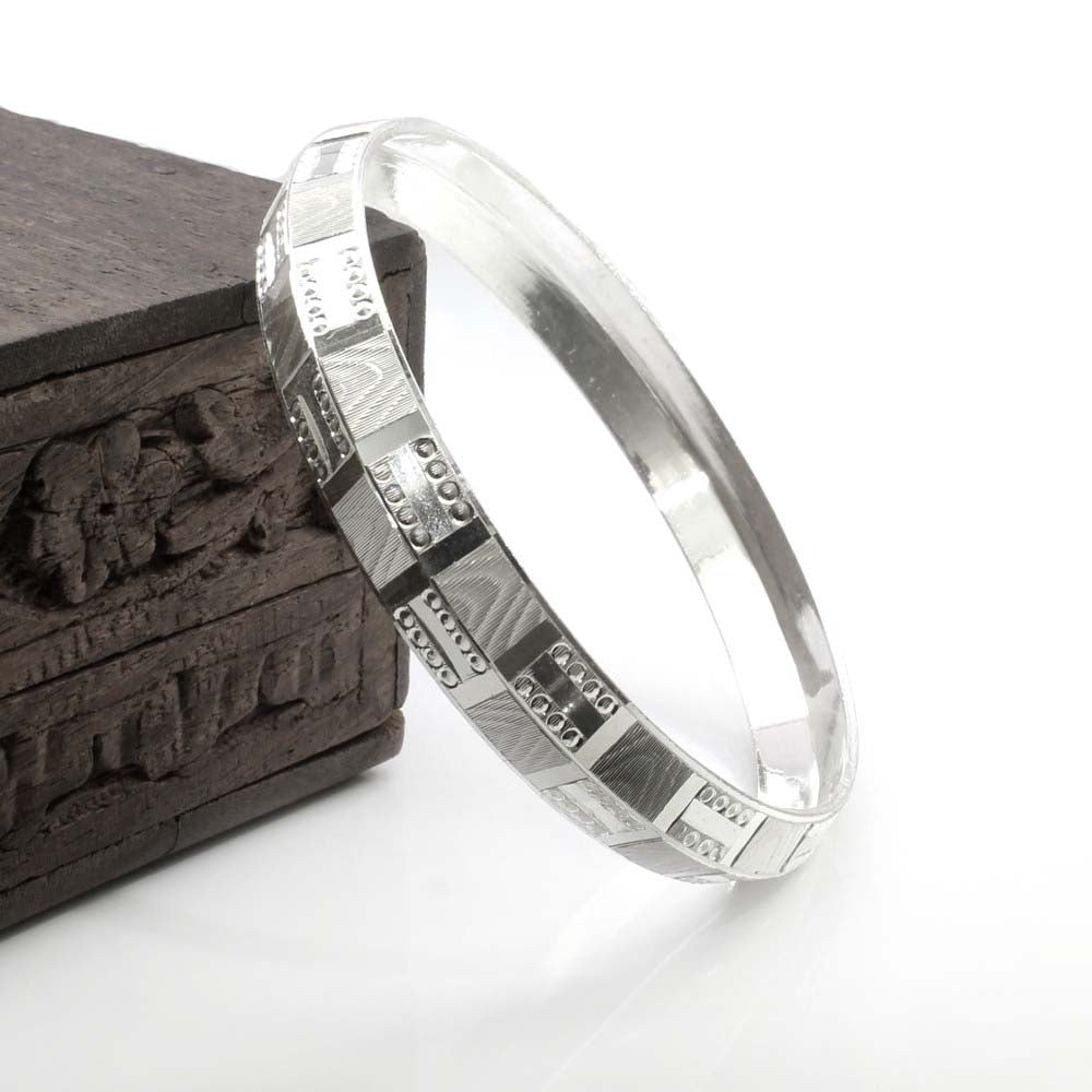 Punjabi Kada Chandi Ka Kada Rate Jointless Pure Silver Plain