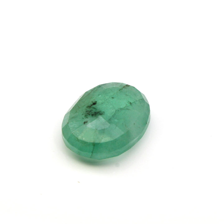 6.9Ct Natural Green Emerald (Panna) Oval Cut Gemstone