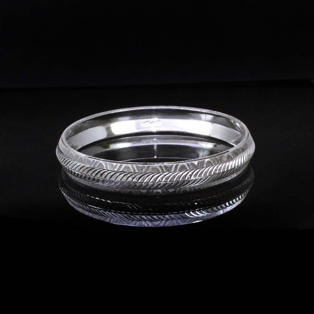 Indian Real Sterling Silver Men's Bangle Sikh Kada pure silver Bracelet