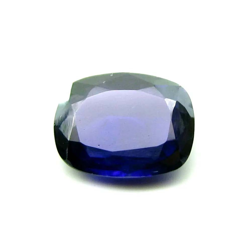 9.4Ct Violet Blue Cubic Zirconia Cushion Faceted Gemstone