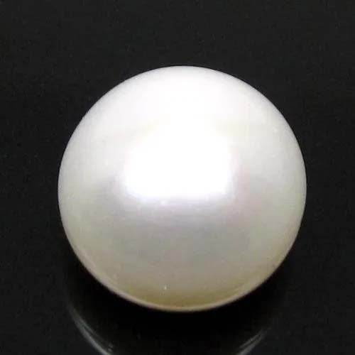Certified 10.59Ct Natural Real Round White Pearl for Moon