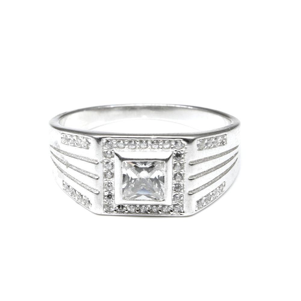 solid-925-sterling-silver-mens-ring-cz-studded-platinum-finish-9341