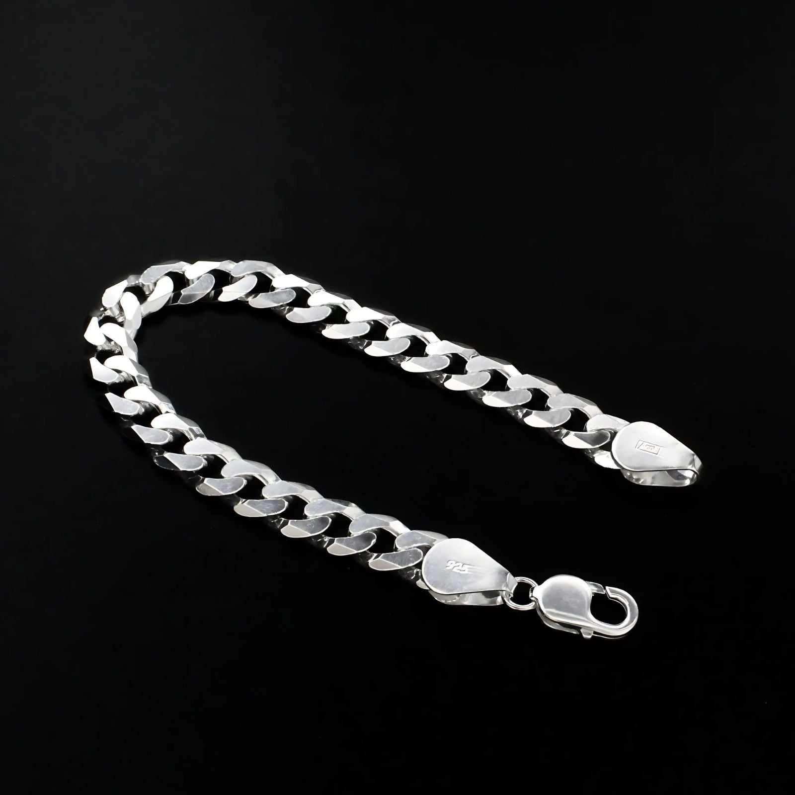 925 Sterling Silver regular style Cuban Link Men's Chain