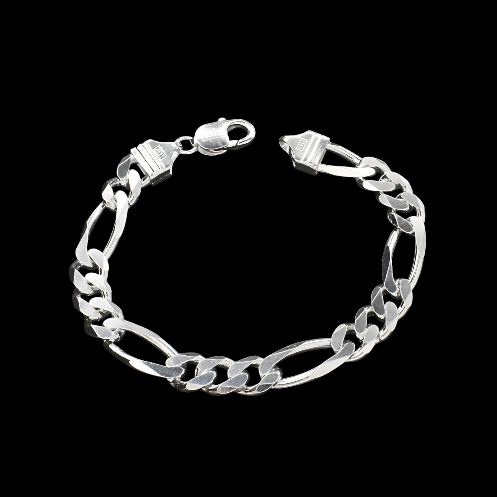 925 Sterling Silver Excellent gifting Figaro Link Men's Chain
