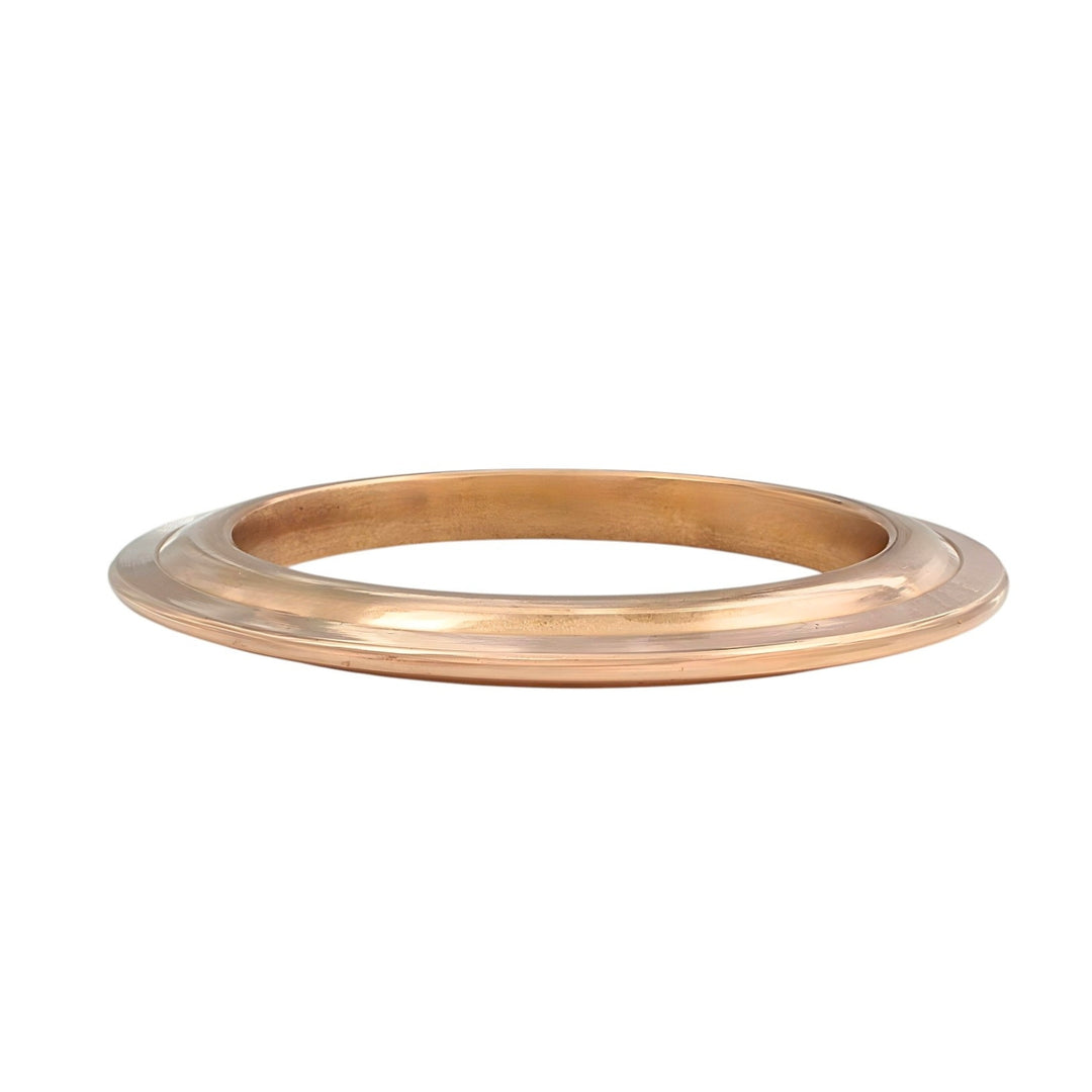 Heavy Chakri Type Plain Copper Kada for Men