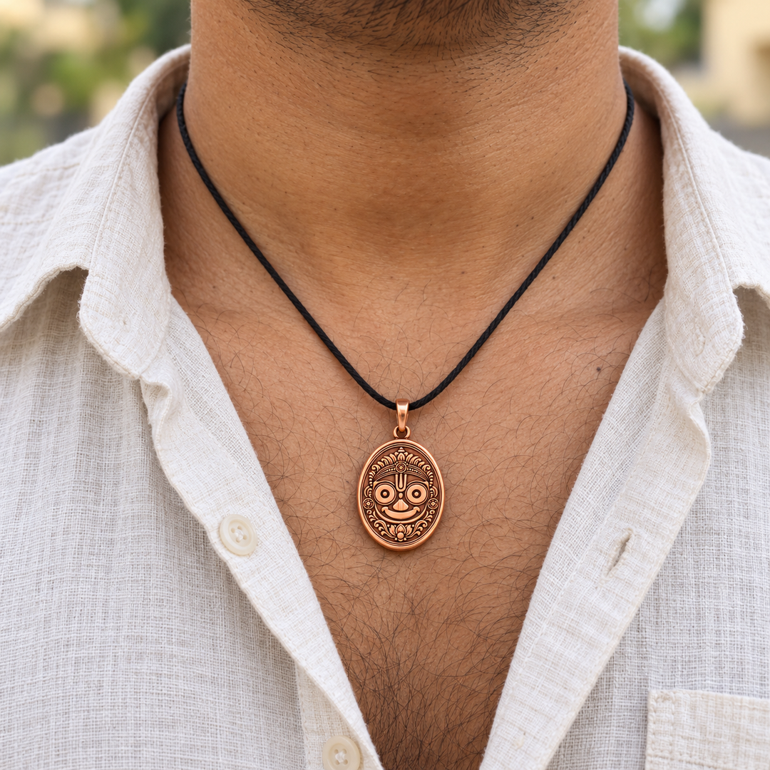 Pure Copper Lord Jagannath Ji Pendant