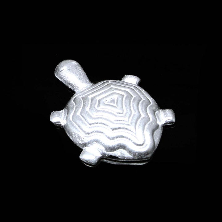 Pure Silver Tortoise turtle for Vastu and red book remedies