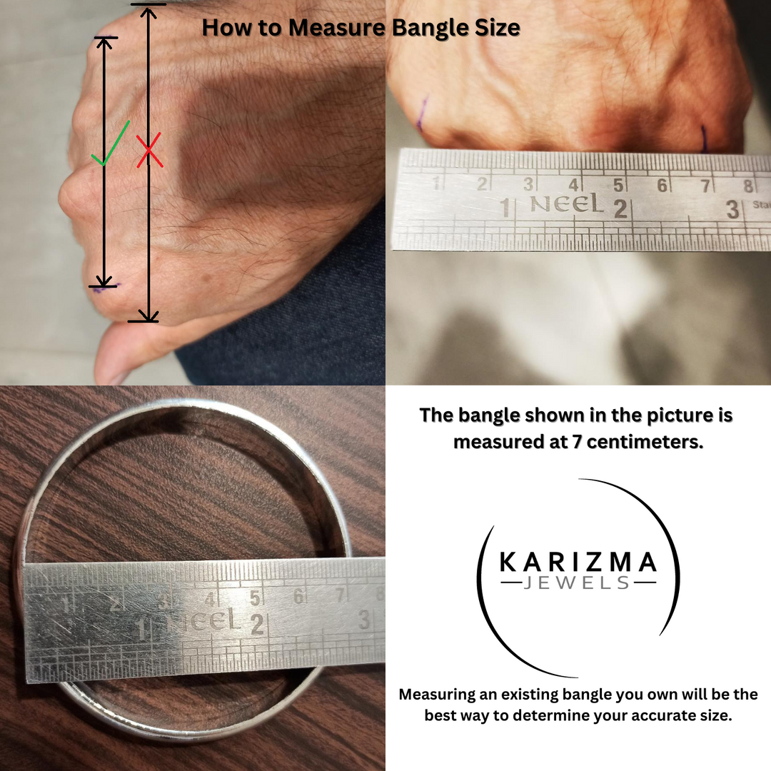 Real Silver Men's Bangle Bracelet