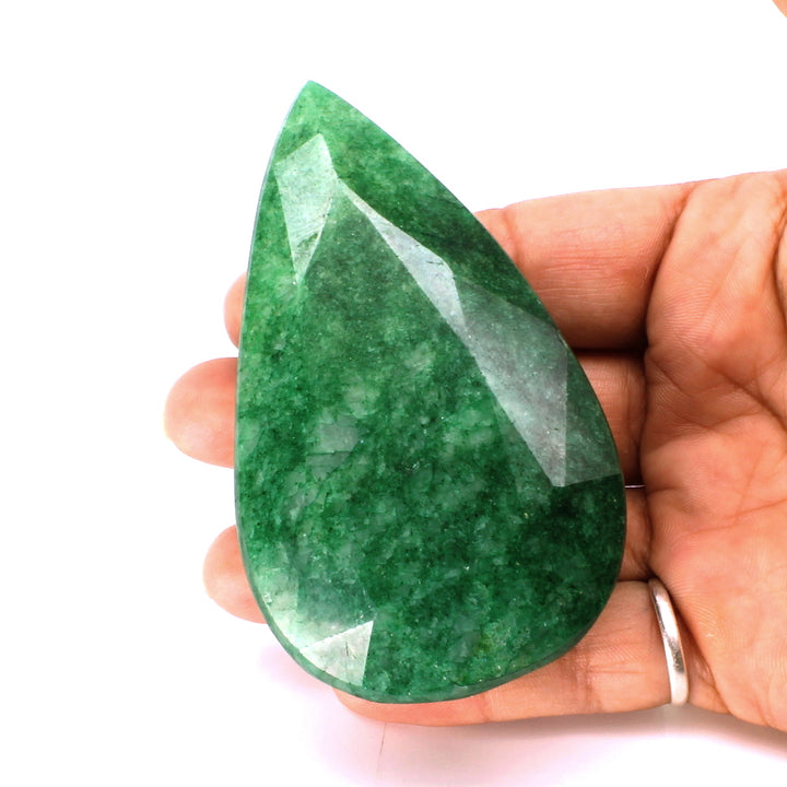 786.4Ct Natural Brazilian Green Emerald Pear Shape Faceted Gemstone