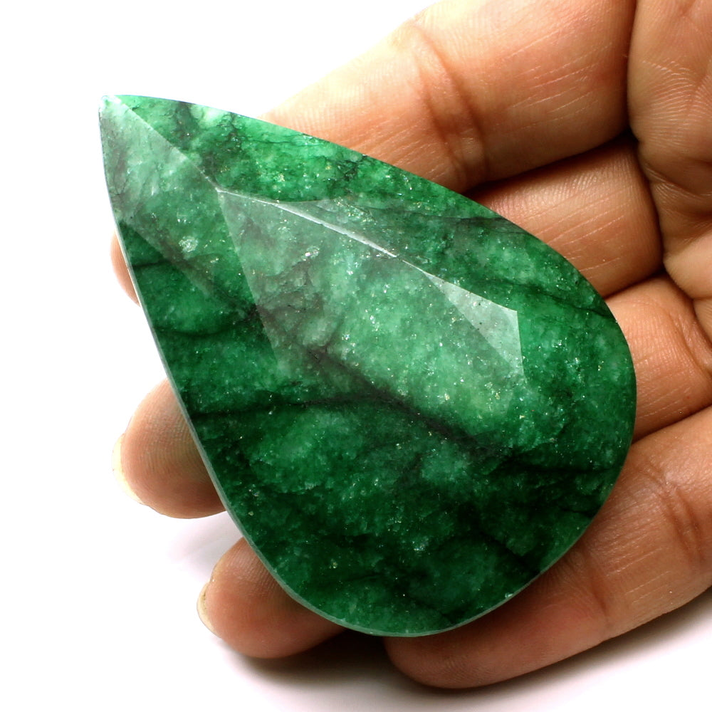 405Ct Natural Brazilian Green Emerald Gemstone