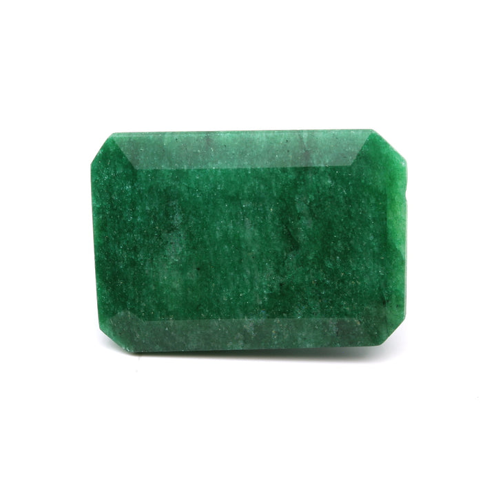 88.8Ct Natural Brazilian Green Emerald Rectangle Faceted Gemstone