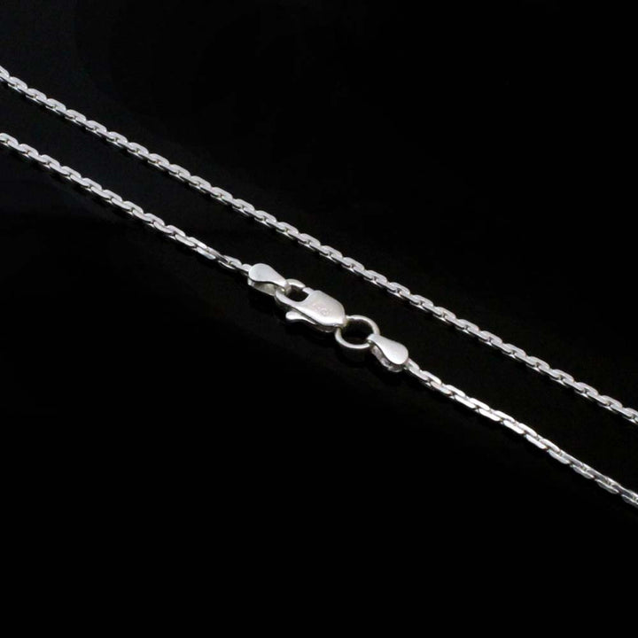 Indian Style Real Sterling Silver Chain 22" Neck Chain