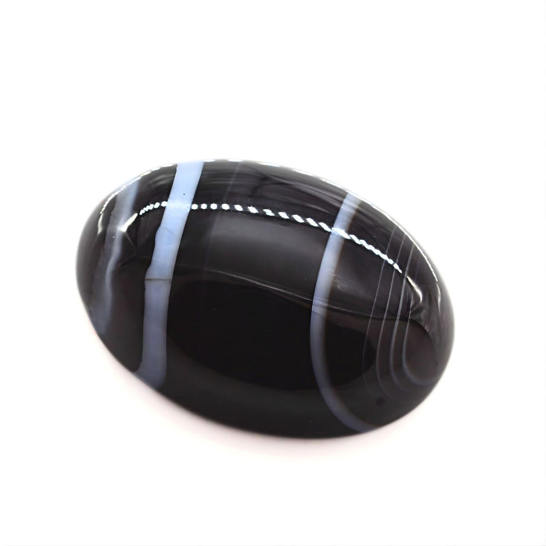 12.4Ct Authentic Sulemani Agate Oval Shape Loose Gemston