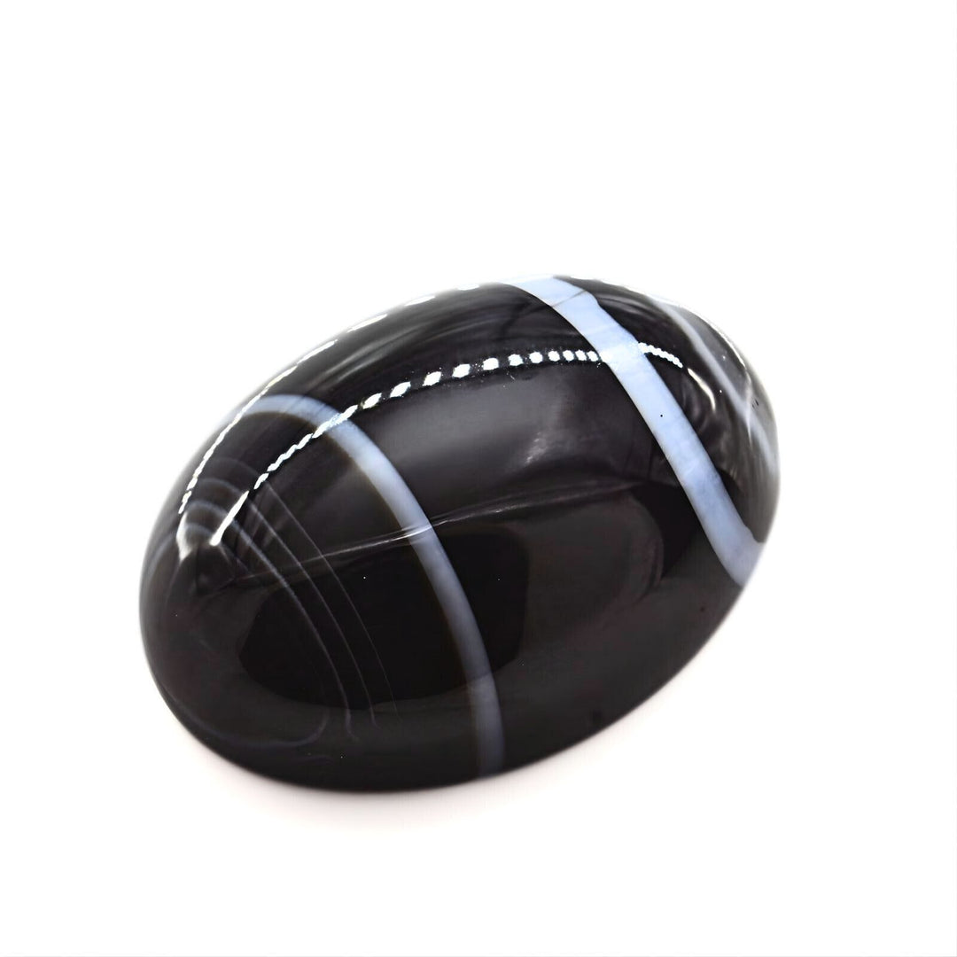 12.4Ct Authentic Sulemani Agate Oval Shape Loose Gemston