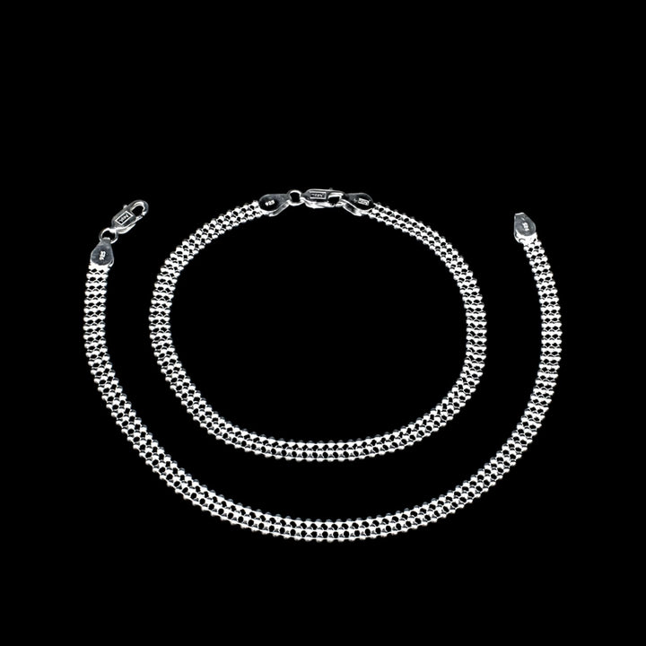 Elegant Silver Chain Anklet for Women