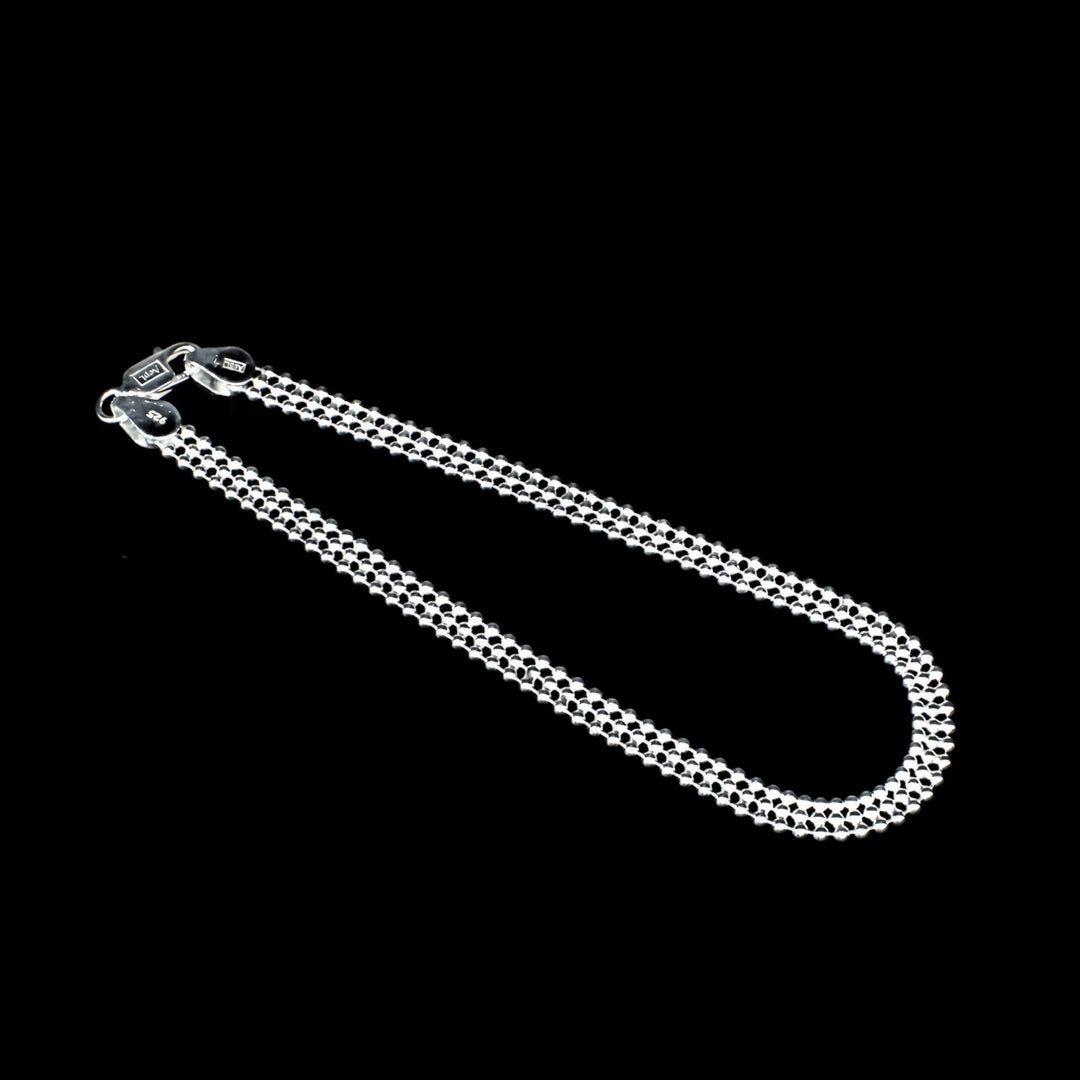 Ankle chain In Real Silver For Girls and Women 
