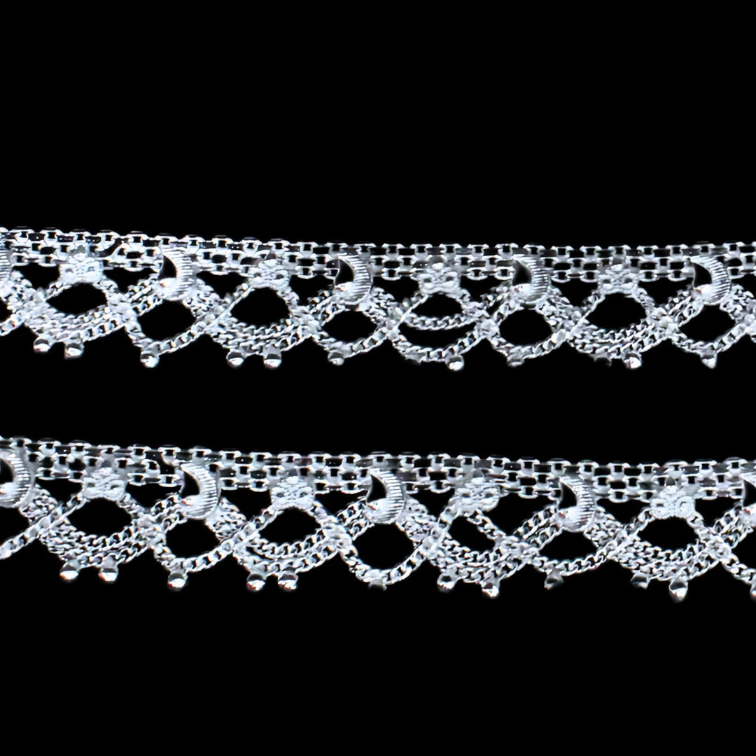 Elegant Latest Heavy Real Silver Anklet Designs for women