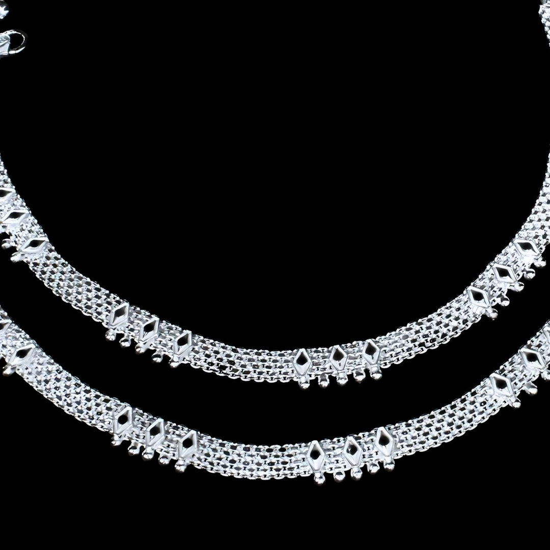 Elegant Silver Chain Anklet for Women