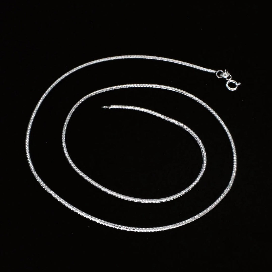 925 Sterling Silver V shape Neck Chain 18"