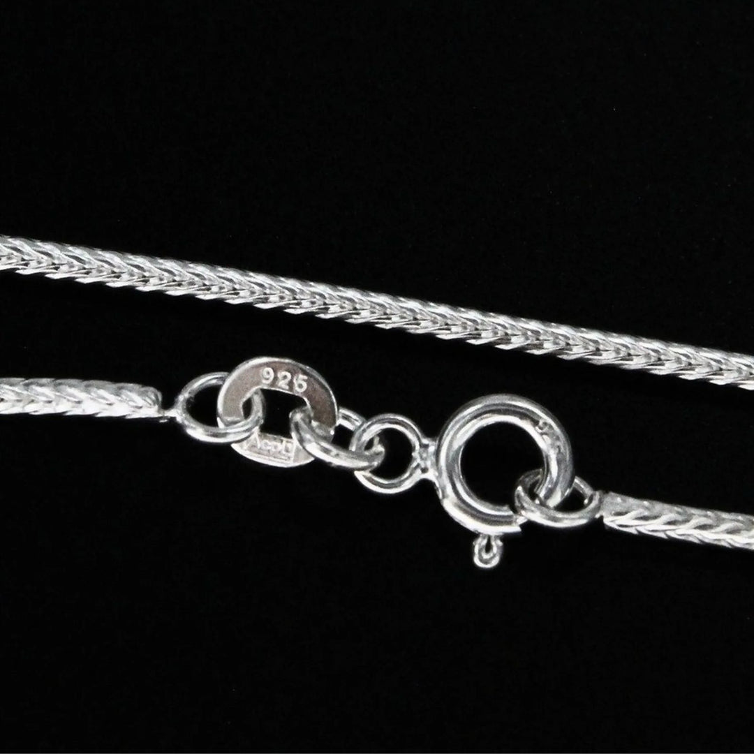 925 Sterling Silver V shape Neck Chain 18"