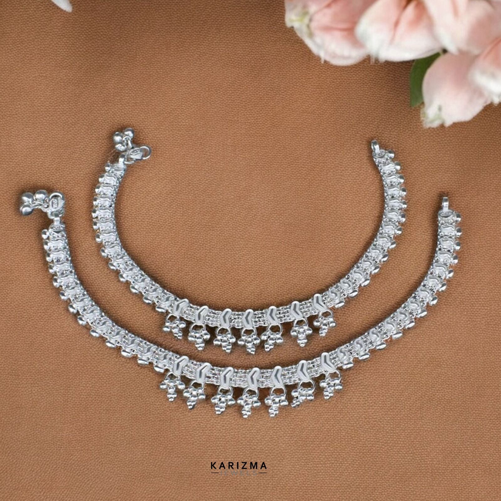 Sterling silver beach anklets deals