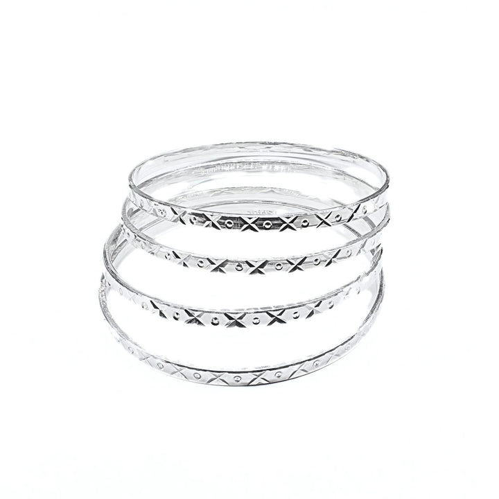 Sterling silver Bangle Bracelets for girls and ladies 