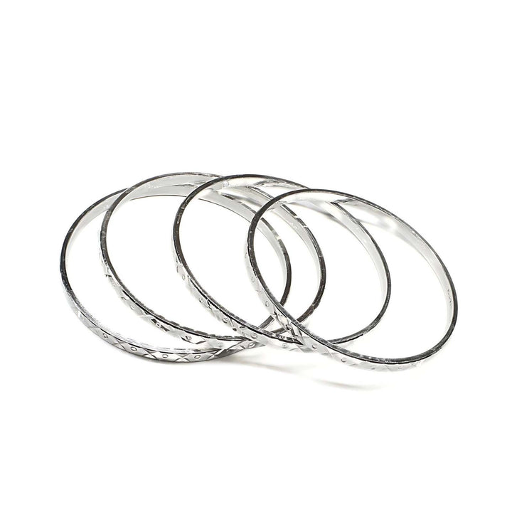 Silver Bangle Bracelets for Girls 