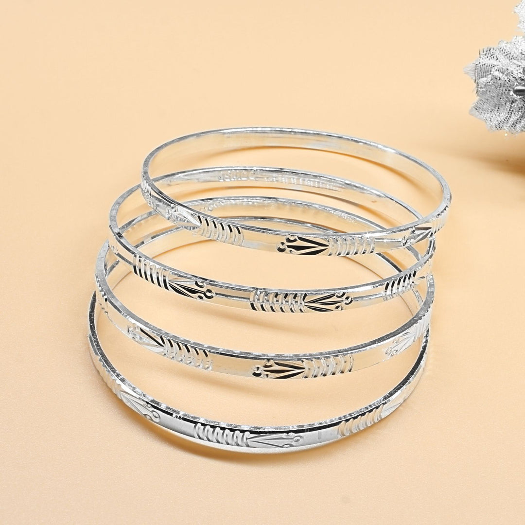 990 Real Silver Women amazing look Bangles Bracelet (Kangan)