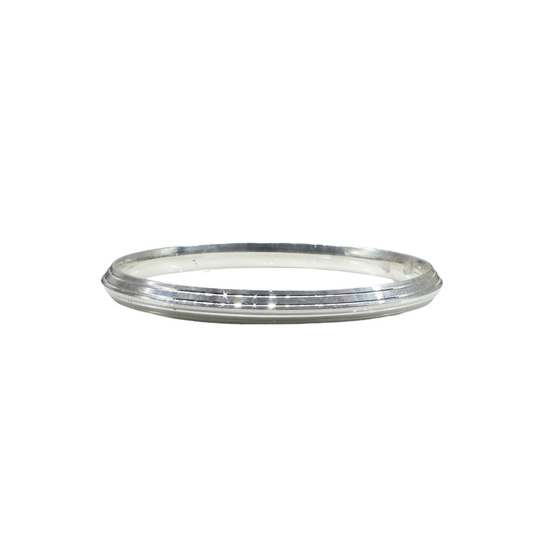 Elegent Real Silver Bangle Bracelet