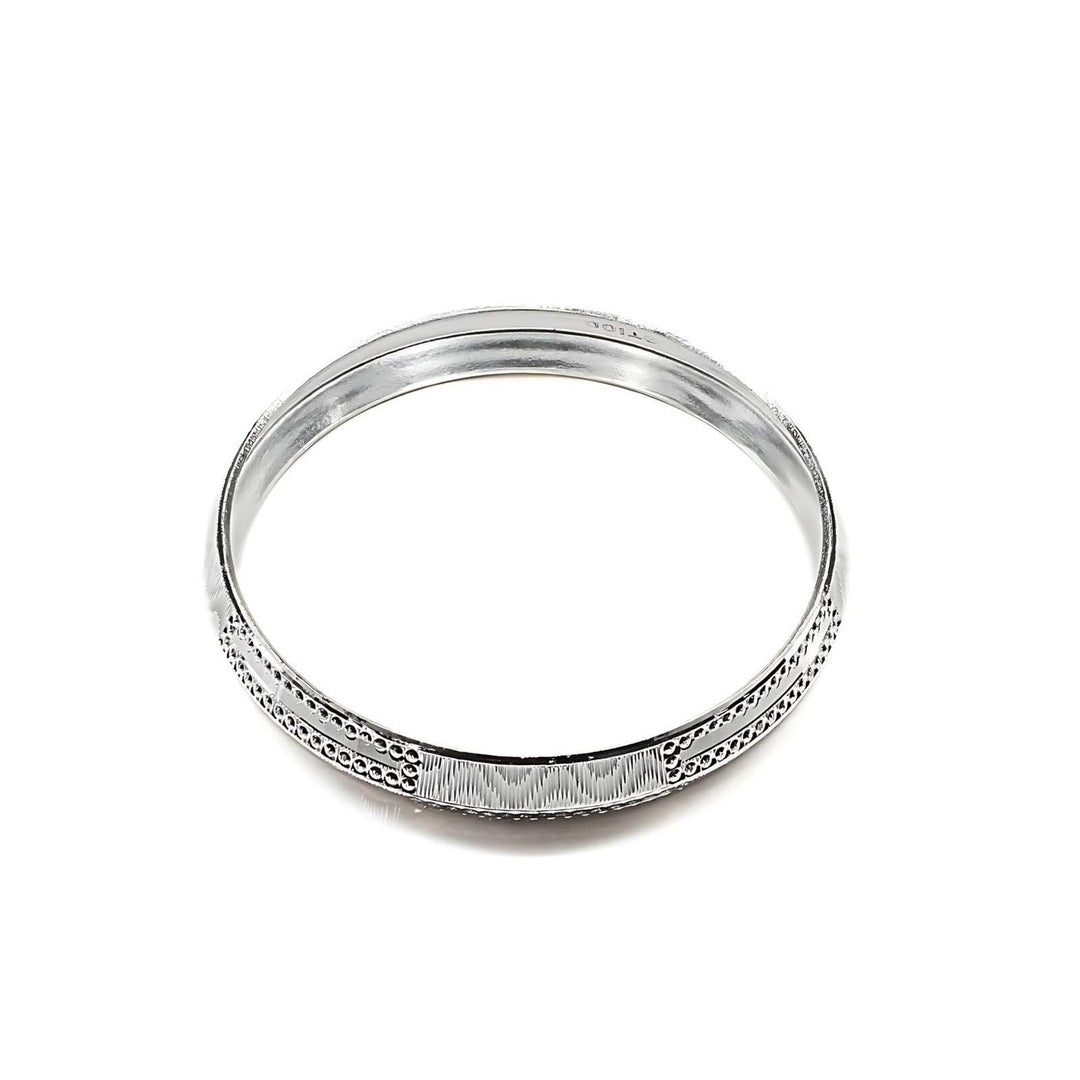 Indian Silver Kangan for Everyday Wear