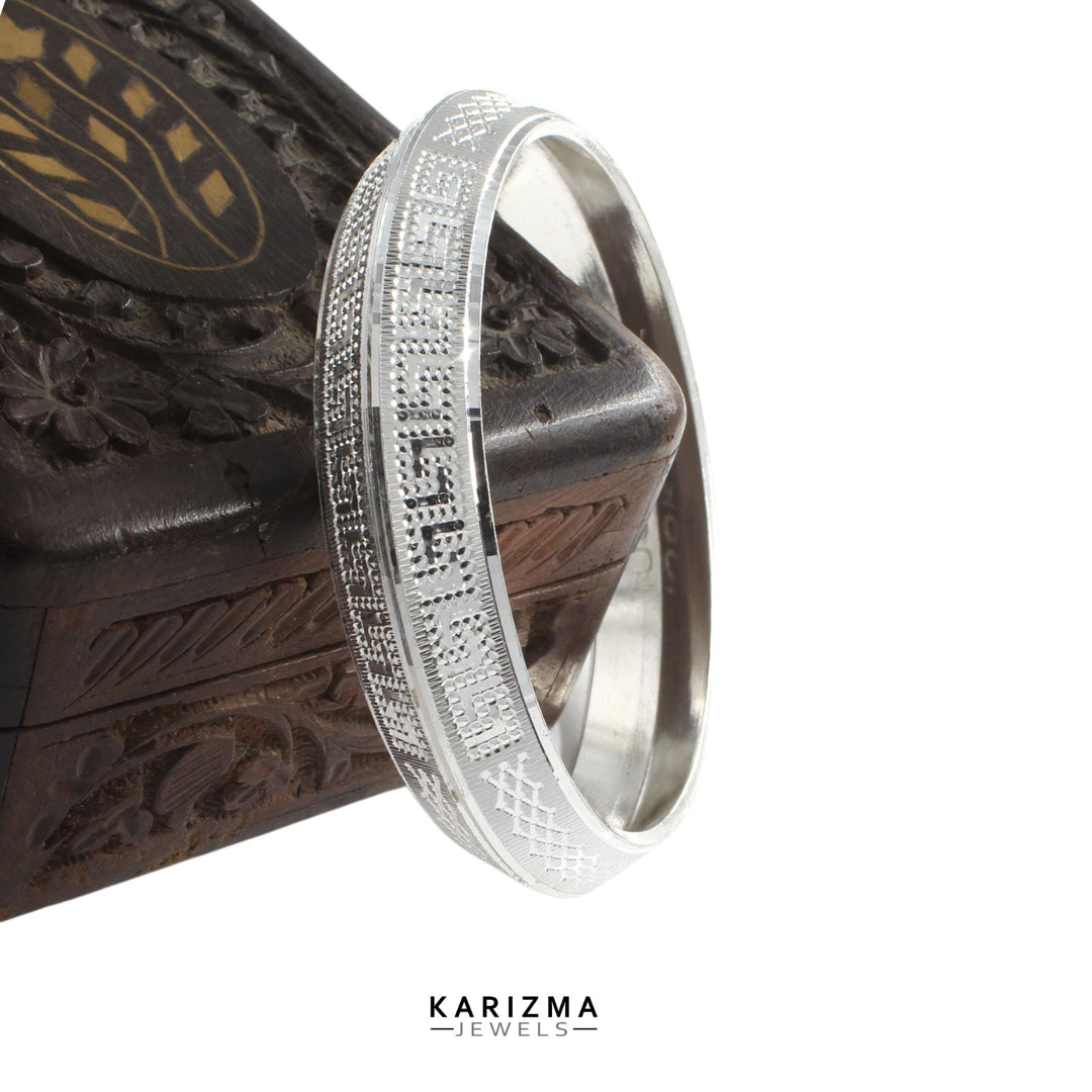 Sterling Silver Men's Bangle – Karizma Jewels1