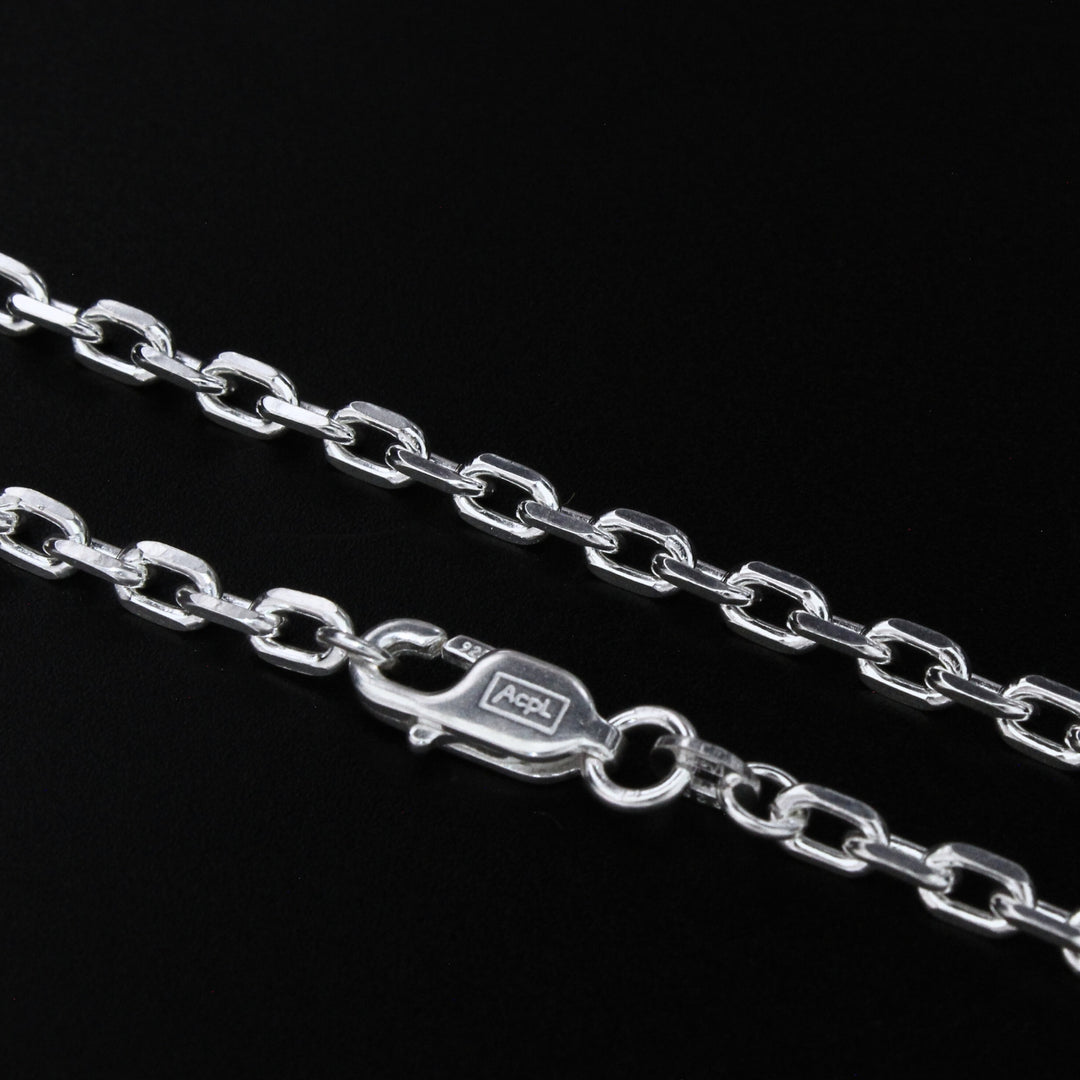 925 Real Sterling Silver Unisex Rolo Neck Chain 20"