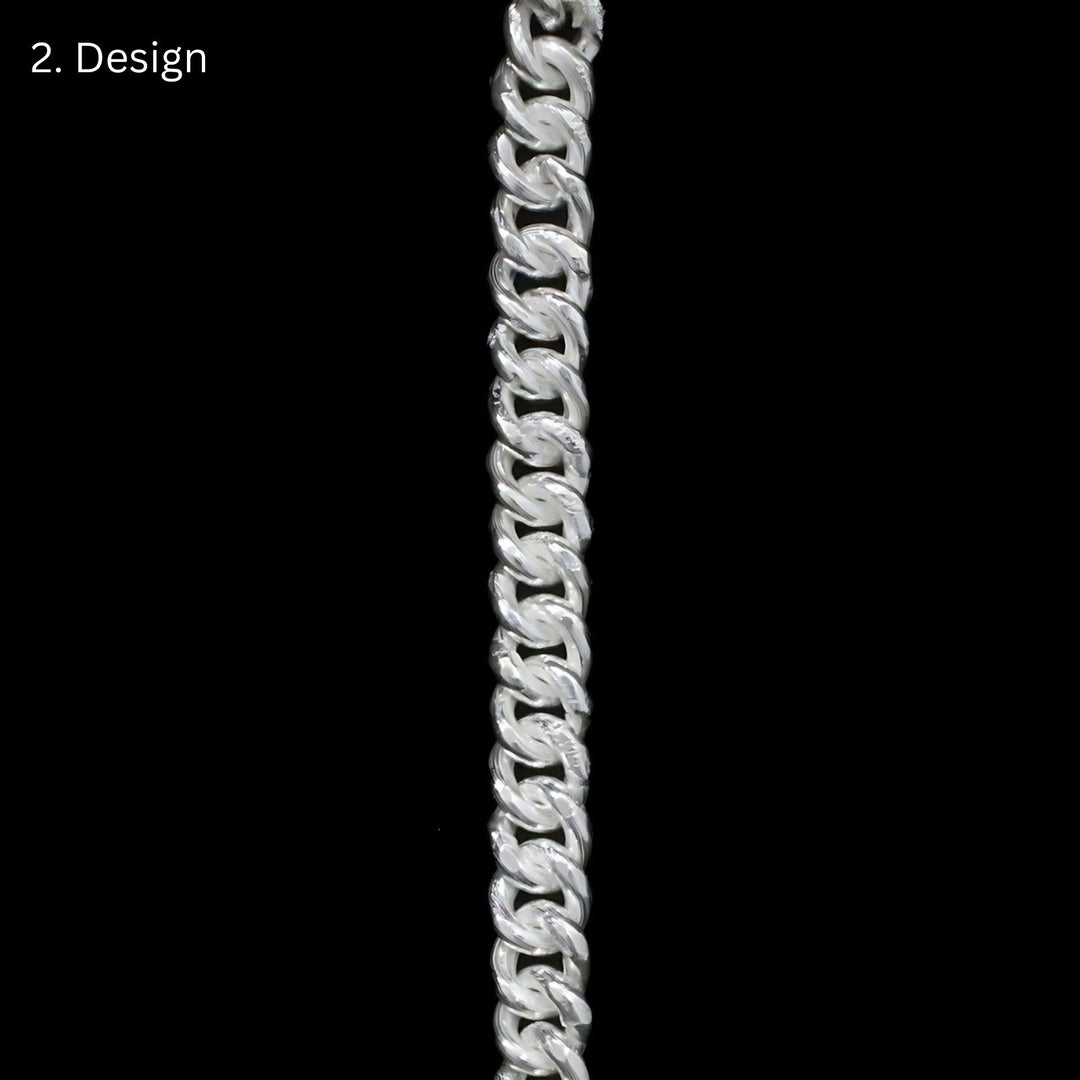 Pure Silver Unisex Neck Chain in 999 Silver